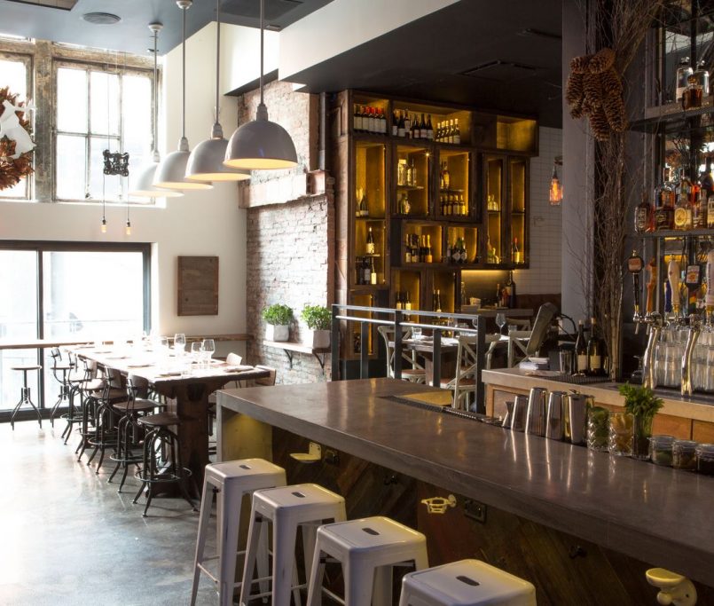 Picture of modern restaurant - hospitality design consulting NYC concept