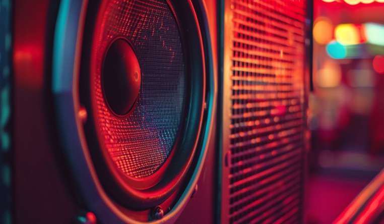 Use high quality speakers to ensure music and DJ sets are crisp
