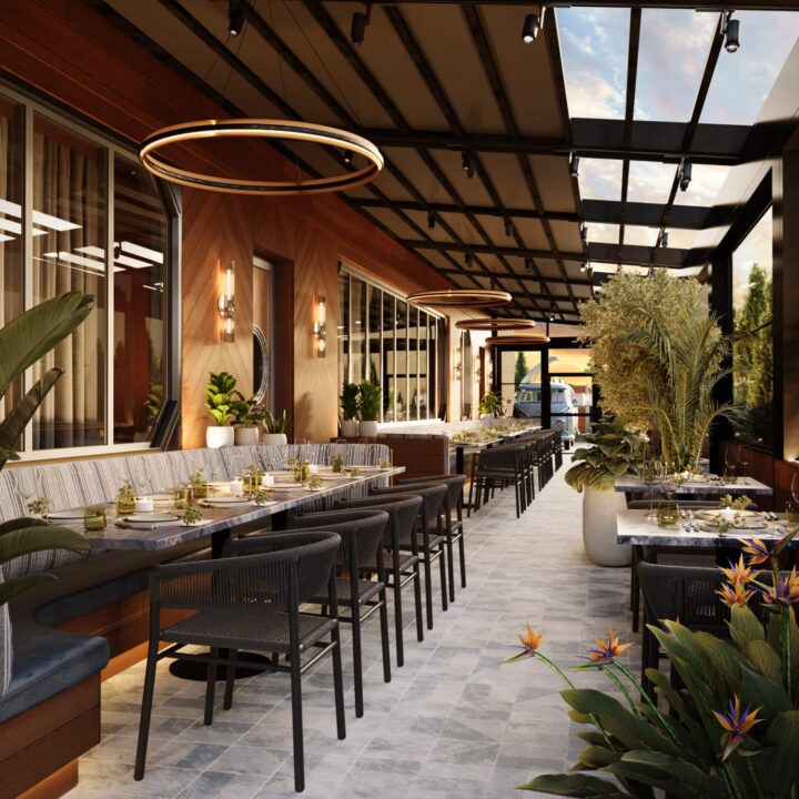 tops dinner interior